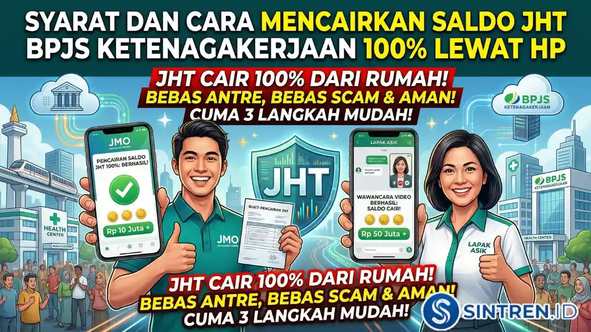 Syarat dan Cara Mencairkan Saldo JHT BPJS Ketenagakerjaan 100% Lewat HP